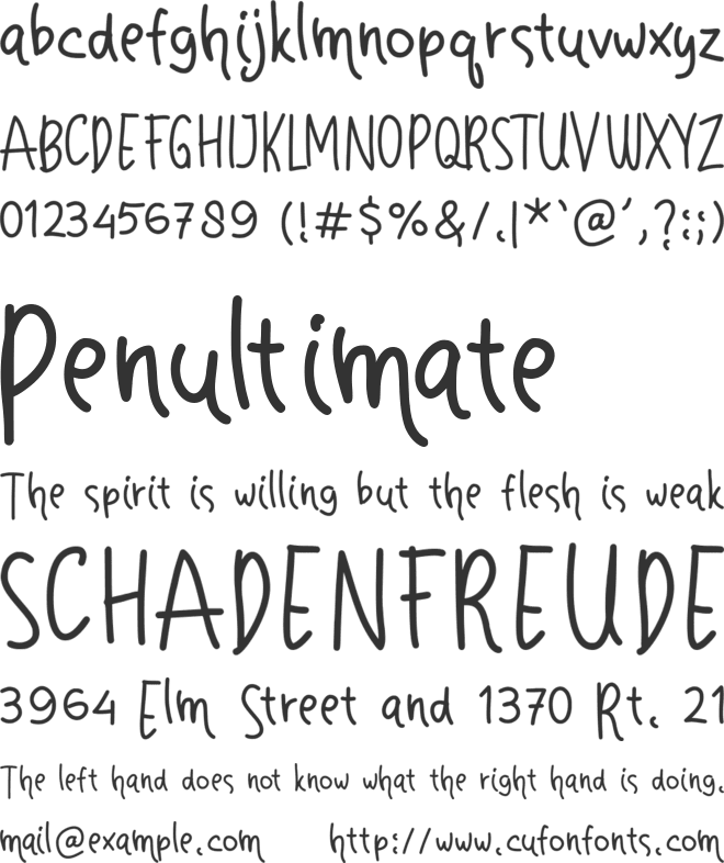 Doctor Vista font preview