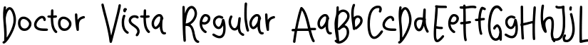 Doctor Vista Regular font