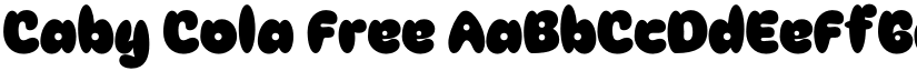 Caby Cola Free font download