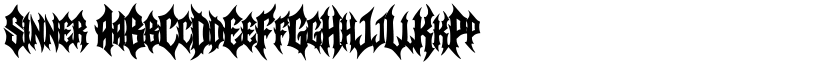 Sinner font download