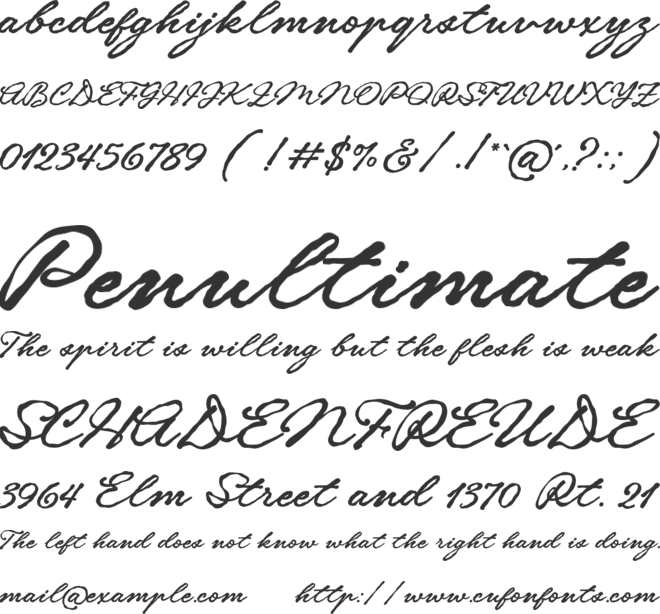 Achilleus font preview