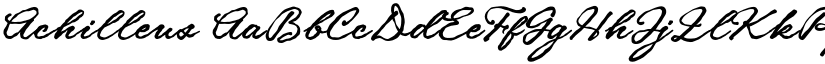 Achilleus font
