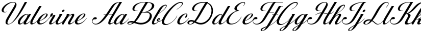 Valerine font download