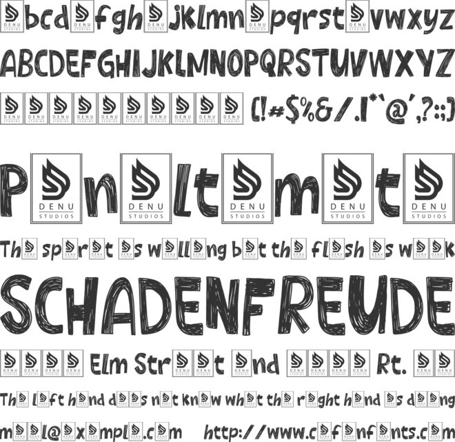 Hatchback Casual font preview
