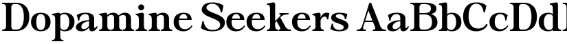 Dopamine Seekers font download