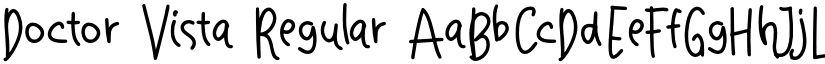 Doctor Vista Regular font