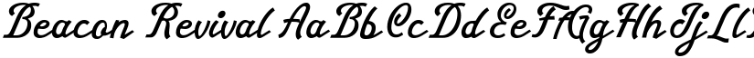 Beacon Revival font