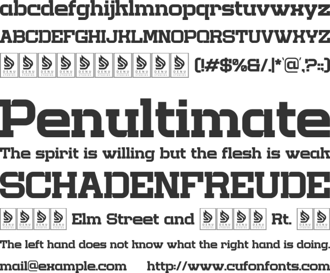 Lequila Historia font preview