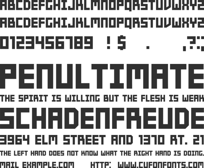 Players font preview