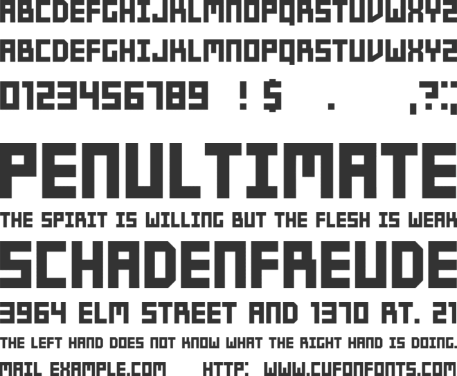 Players font preview