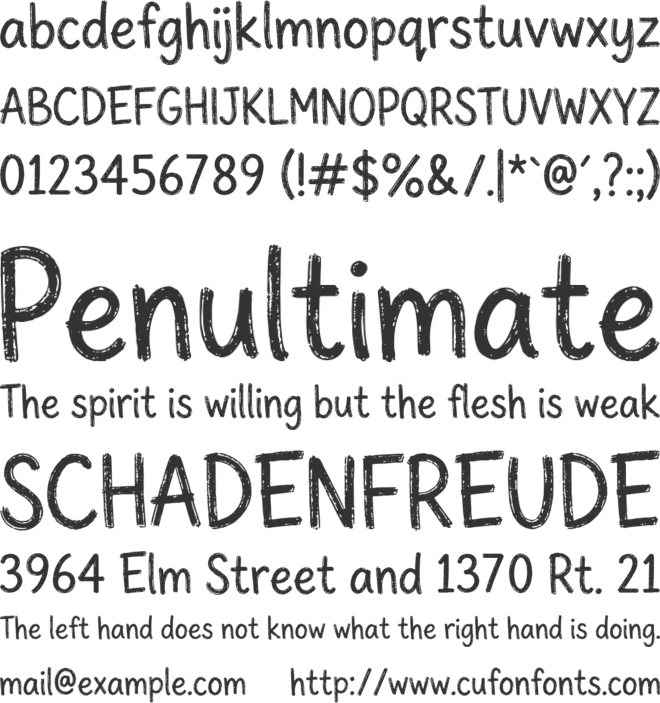 Warmstreak Personal Use font preview