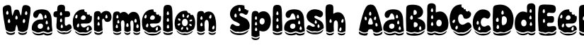 Watermelon Splash font