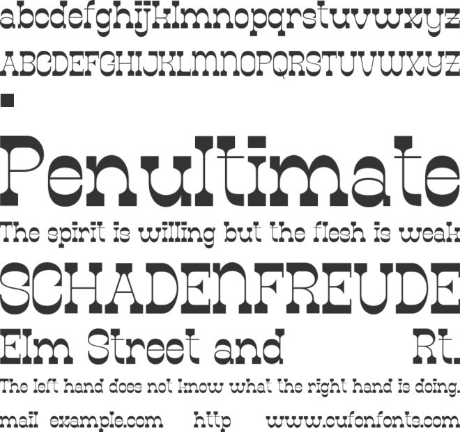 SROCX font preview