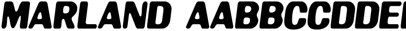 Marland font