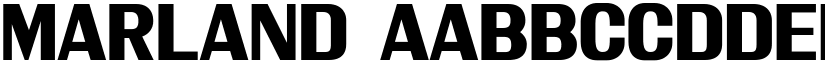 Marland font
