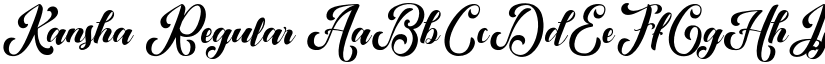 Kansha Regular font