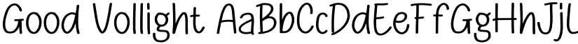 Good Vollight font download