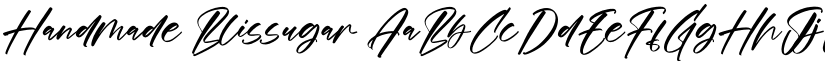 Handmade Blissugar font