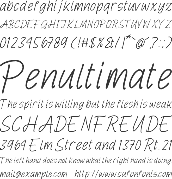 Cocktail Vibes font preview