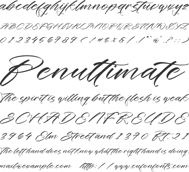 Butter Whisk font preview