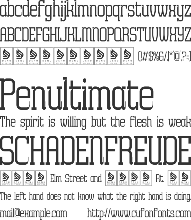Archives Classic font preview