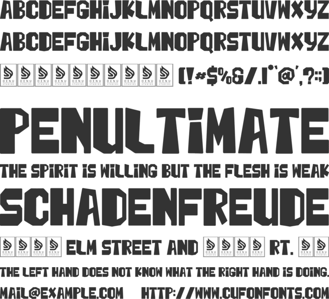 Biggie Finish font preview