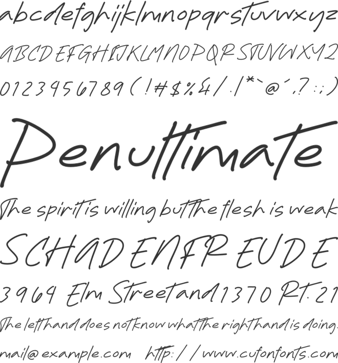 Timeless Moments font preview
