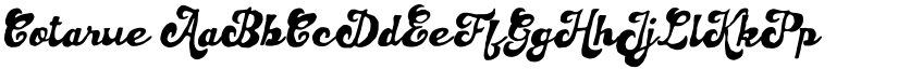Cotarue font download