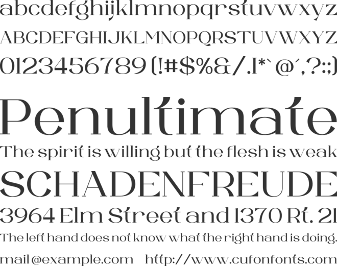 Majestic Romale font preview