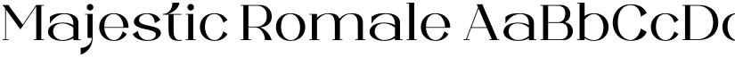 Majestic Romale font