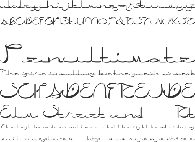 Zahra_Bilques_Freebie font preview