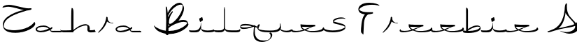 Zahra_Bilques_Freebie font download