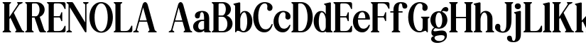 KRENOLA font