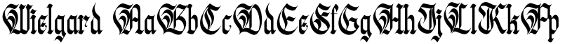 Wielgard font download