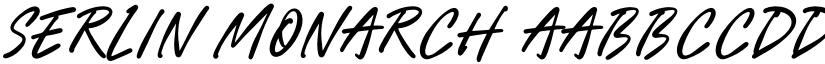 Serlin Monarch font download