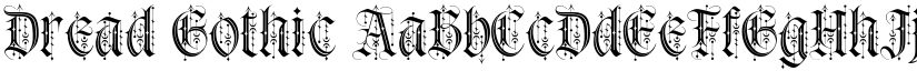 Dread Gothic font download