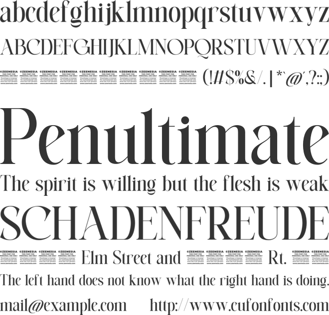 Lovine Personal Use Only font preview