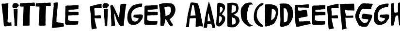 Little Finger font