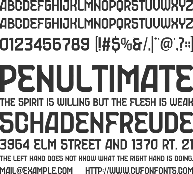 Besiktas font preview