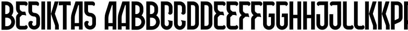 Besiktas font