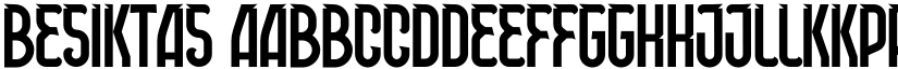 Besiktas font