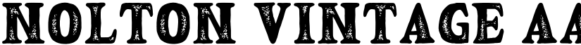 Nolton Vintage font