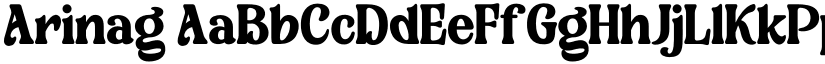 Arinag font download