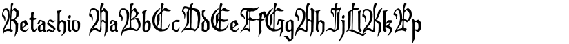 Retashio font download