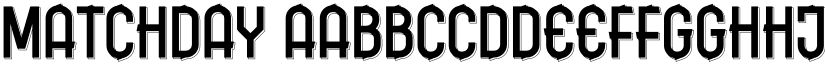 Matchday font