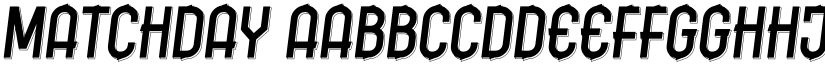 Matchday font