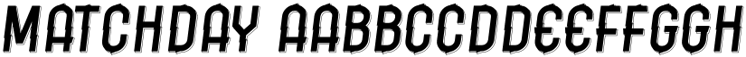 Matchday font