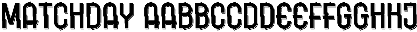 Matchday font