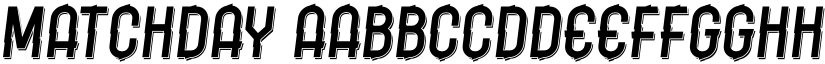 Matchday font