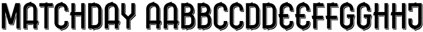 Matchday font